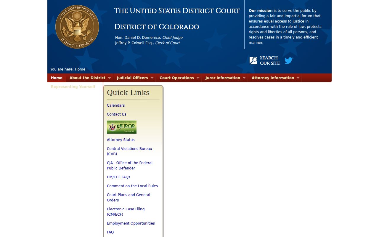 Rio Grande County District Court federal District of Colorado records source